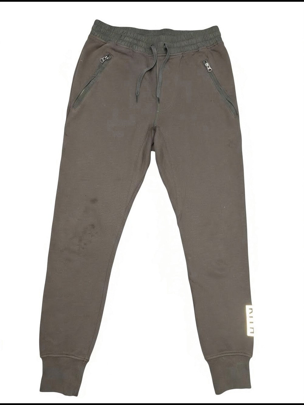 Kith Olive Green Drawstring Zip-Pocket Joggers